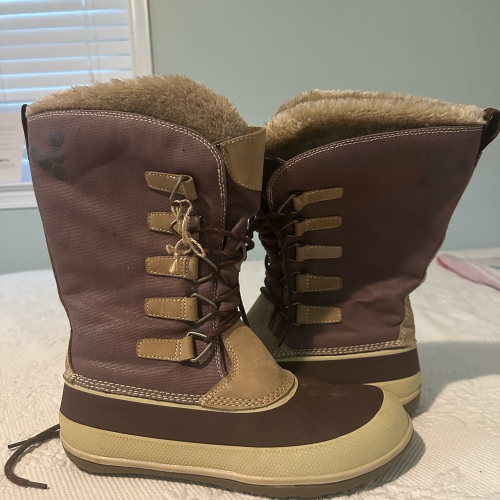 Vivo Barefoot Brown and Tan Winter Boots